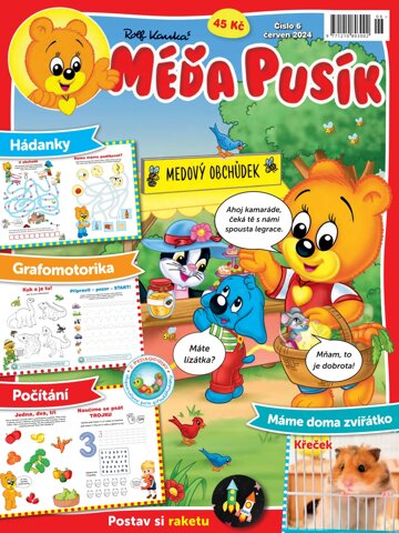 Obálka e-magazínu Méďa Pusík 6/2024