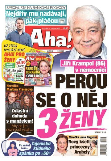Obálka e-magazínu AHA! 31.3.2025