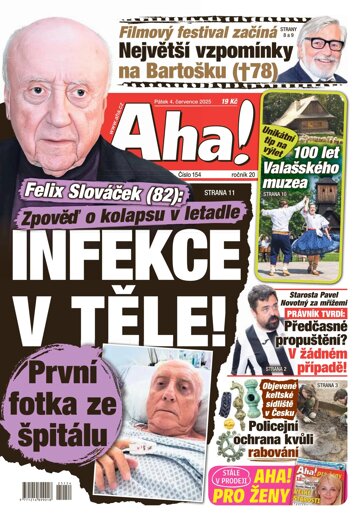 Obálka e-magazínu AHA! 4.7.2025