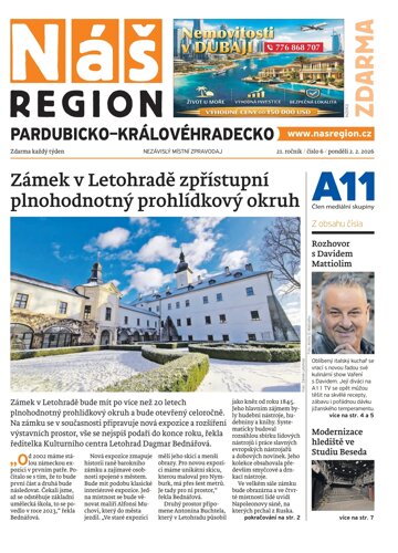 Obálka e-magazínu Náš Region - Pardubicko/Královéhradecko 6/2026