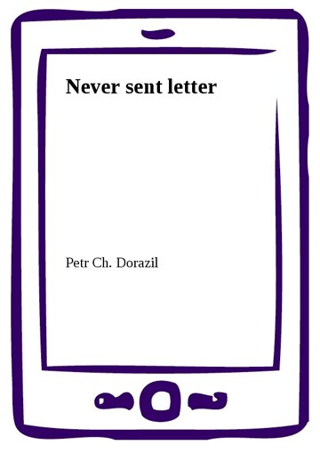 Obálka knihy Never sent letter