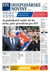 Obálka e-magazínu Hospodárske noviny 16.06.2014