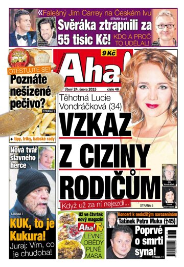 Obálka e-magazínu AHA! 24.2.2015