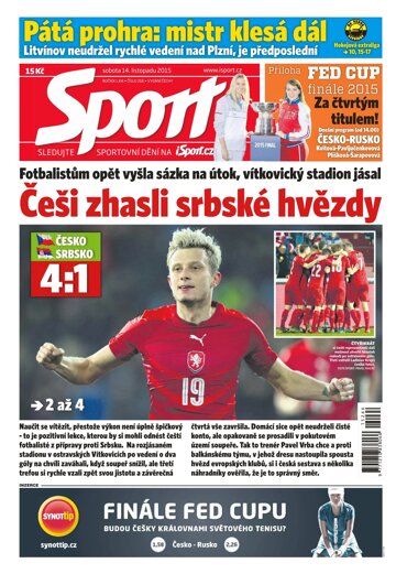 Obálka e-magazínu Sport 14.11.2015