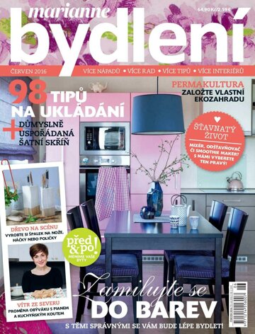 Obálka e-magazínu Marianne bydlení 6/2016