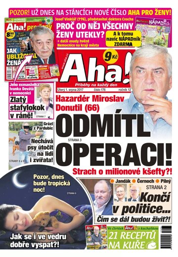 Obálka e-magazínu AHA! 1.8.2017