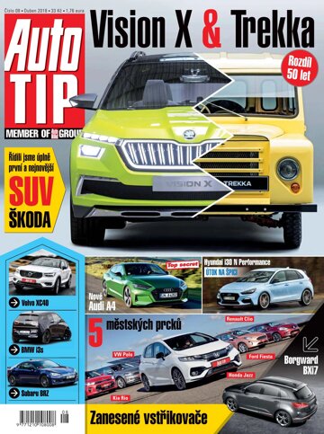 Obálka e-magazínu Auto TIP 8/2018