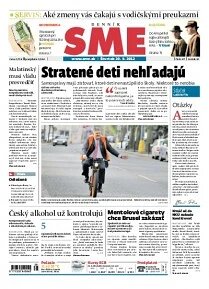 Obálka e-magazínu SME 20.9.2012