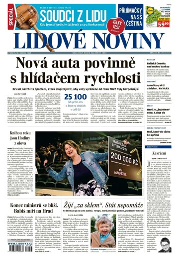 Obálka e-magazínu Lidové noviny 8.4.2019