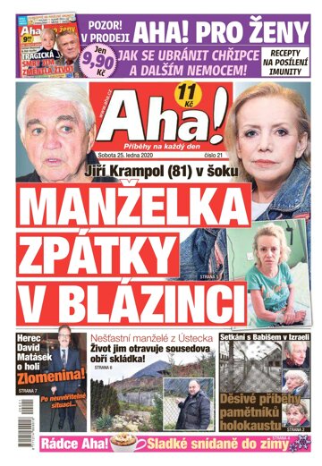 Obálka e-magazínu AHA! 25.1.2020