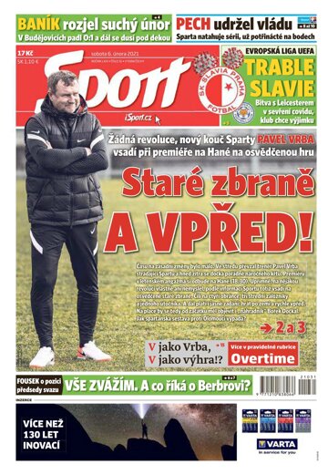 Obálka e-magazínu Sport 6.2.2021