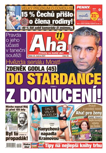 Obálka e-magazínu AHA! 23.4.2021