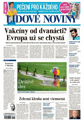 Obálka e-magazínu Lidové noviny 14.5.2021