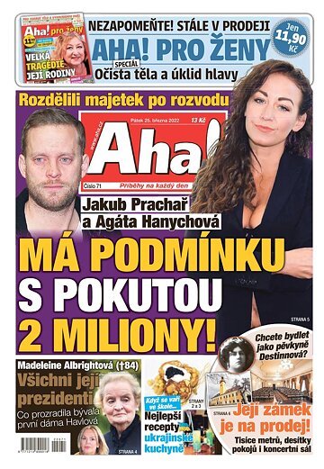 Obálka e-magazínu AHA! 25.3.2022