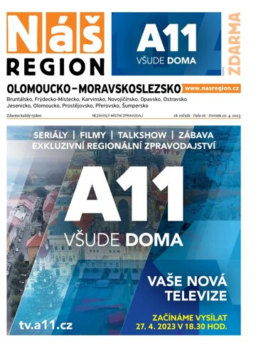 Obálka e-magazínu Náš Region - Olomoucko/Moravskoslezsko 16/2023