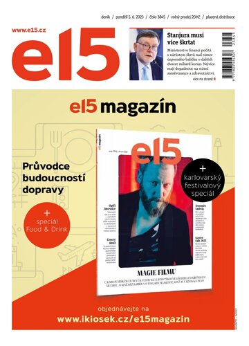 Obálka e-magazínu E15 5.6.2023