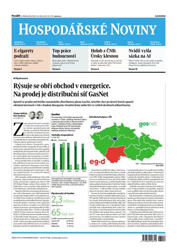 Obálka e-magazínu Hospodářské noviny 112 - 12.6.2023