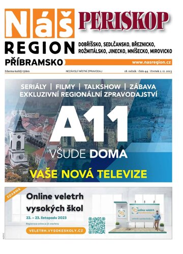 Obálka e-magazínu Náš Region - Příbramsko 44/2023