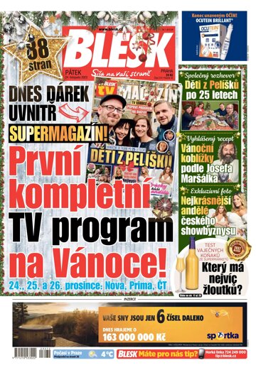 Obálka e-magazínu Blesk 24.11.2023