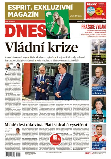 Obálka e-magazínu MF Dnes 3.6.2025
