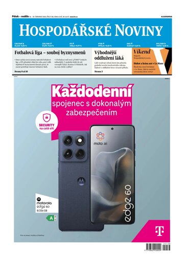 Obálka e-magazínu Hospodářské noviny 138 - 18.7.2025