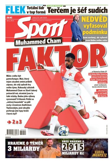 Obálka e-magazínu Sport 23.9.2025