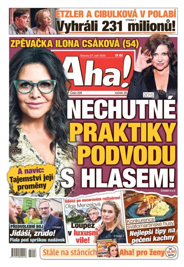 Obálka e-magazínu AHA! 27.9.2025