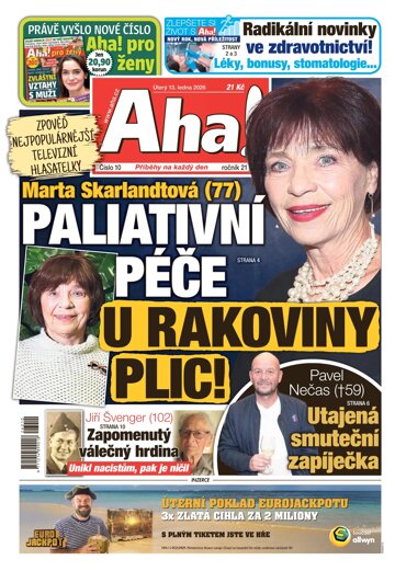 Obálka e-magazínu AHA! 13.1.2026