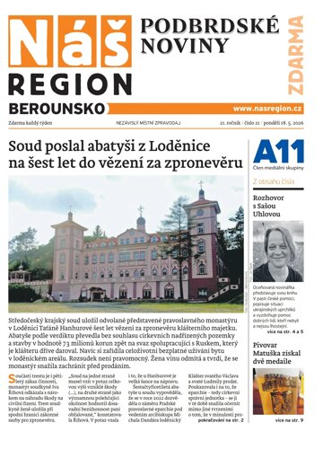 Obálka e-magazínu Náš Region - Berounsko 21/2026