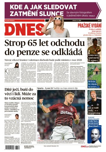 Obálka e-magazínu MF Dnes 5.8.2026