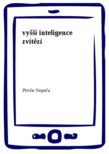 Obálka knihy vyšší inteligence zvítězí
