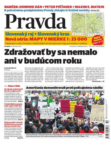 Obálka e-magazínu Pravda 15. 12. 2014