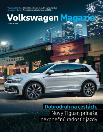 Obálka e-magazínu VW Magazín jar 2016