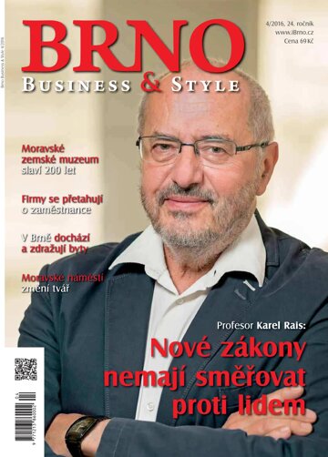 Obálka e-magazínu Brno Business & Style 4/2016