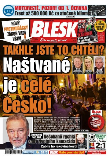 Obálka e-magazínu Blesk 6.6.2017