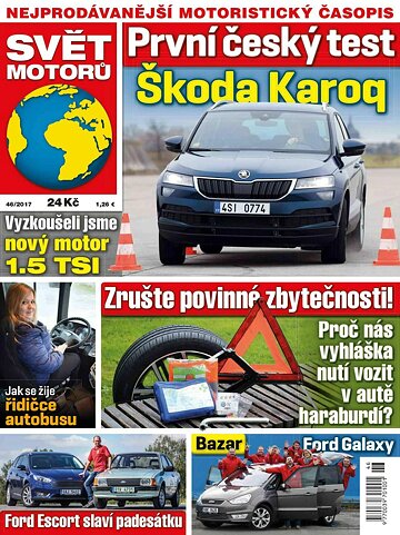 Obálka e-magazínu Svět motorů 13.11.2017