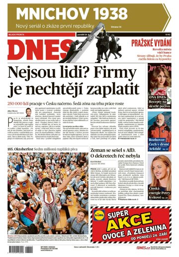 Obálka e-magazínu MF Dnes 24.9.2018