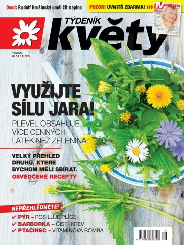 Obálka e-magazínu Týdeník Květy 16/2020