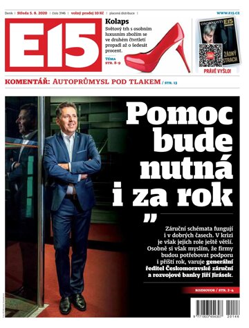 Obálka e-magazínu E15 5.8.2020