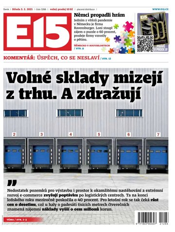 Obálka e-magazínu E15 3.2.2021