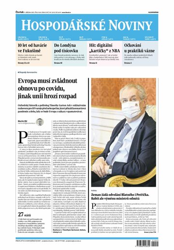 Obálka e-magazínu Hospodářské noviny 049 - 11.3.2021