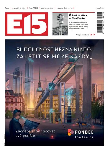 Obálka e-magazínu E15 23.2.2022