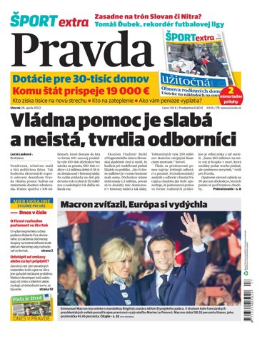 Obálka e-magazínu Pravda 26. 4. 2022