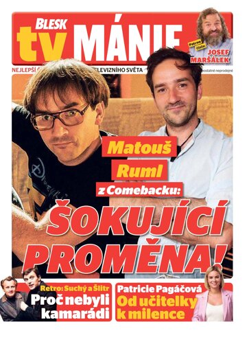 Obálka e-magazínu Blesk Tv manie 10.2.2024