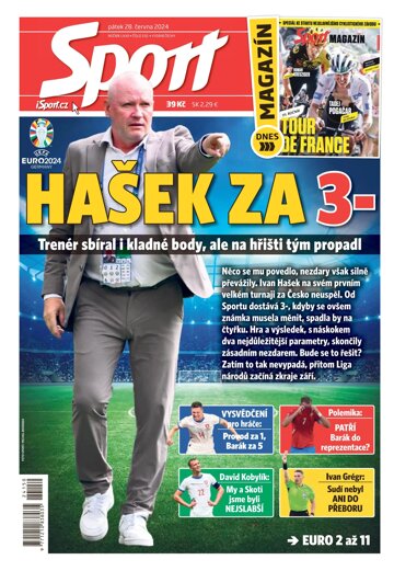 Obálka e-magazínu Sport 28.6.2024