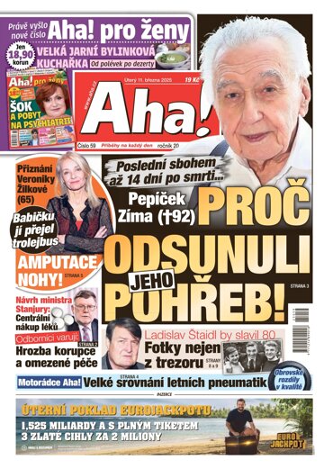 Obálka e-magazínu AHA! 11.3.2025