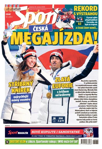 Obálka e-magazínu Sport 14.2.2026