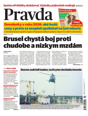 Obálka e-magazínu Pravda 2. 6. 2026