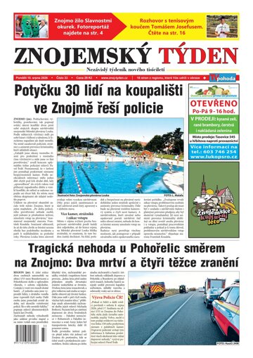Obálka e-magazínu Znojemský týden 33/2026