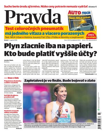 Obálka e-magazínu Pravda 12. 8. 2026